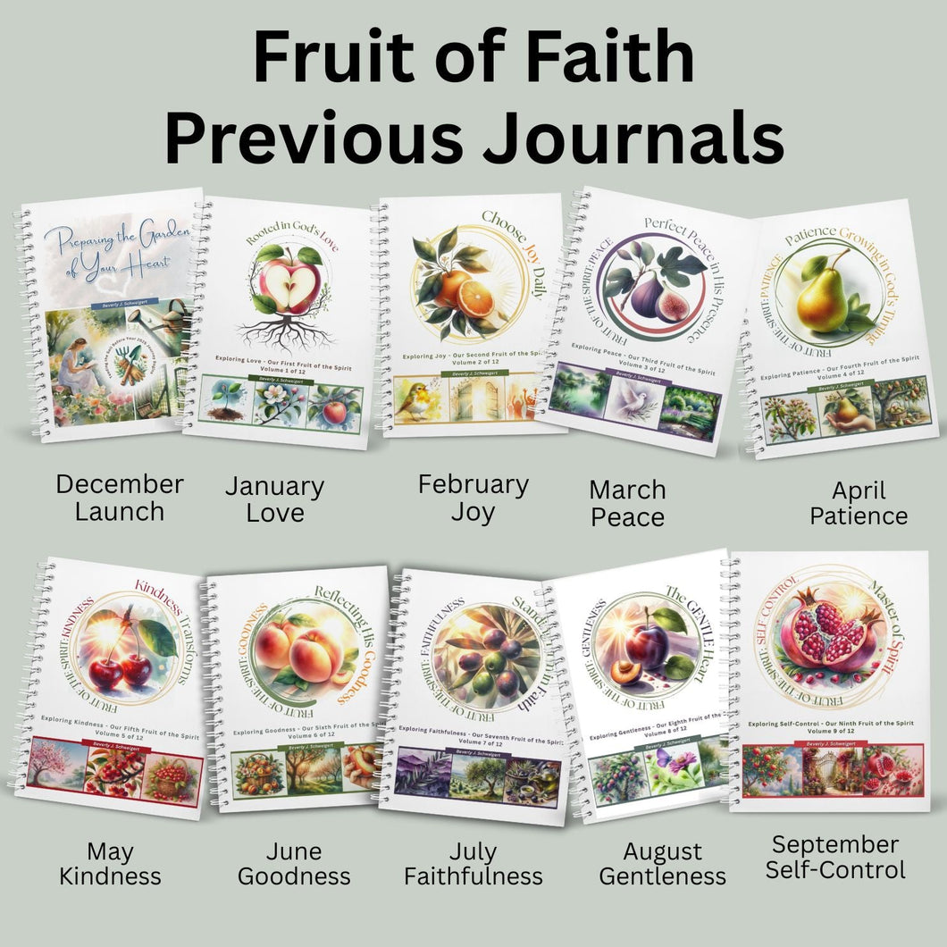 2025 Previous Fruit of Faith Creative Blessings Club Journals - Blessed Be Boutique