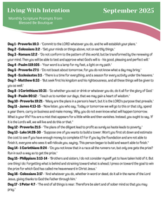 2025 September Scripture Journaling Prompts - Mailed Copies - Blessed Be Boutique