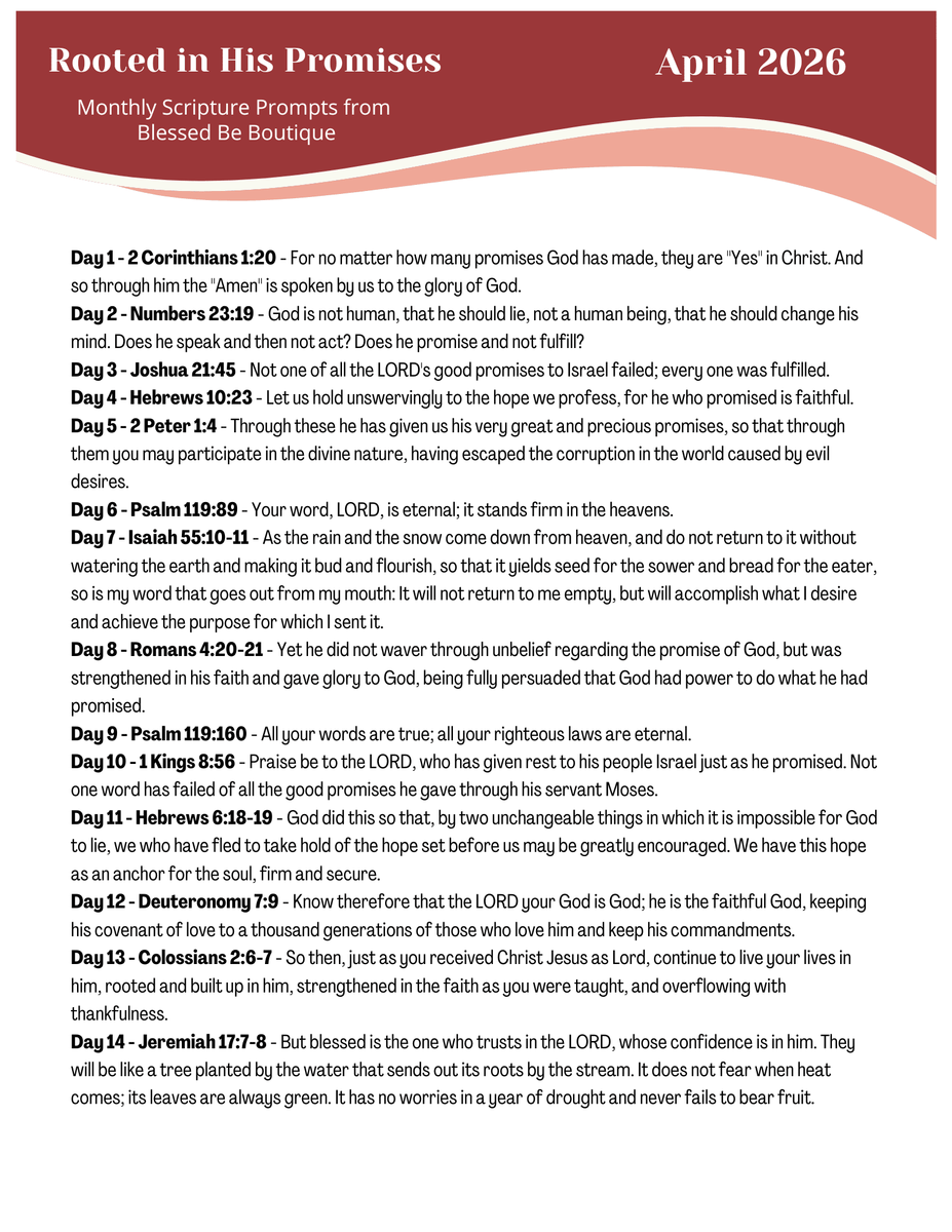 April Newsletter Scripture 2026 April Scripture Journaling Prompts Digital Download - FREE ...