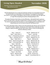 Load image into Gallery viewer, 2026 November Scripture Journaling Prompts Digital Download - FREE - Blessed Be Boutique