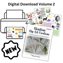 Load image into Gallery viewer, Christian Clip Art Creations Journal Digital Download