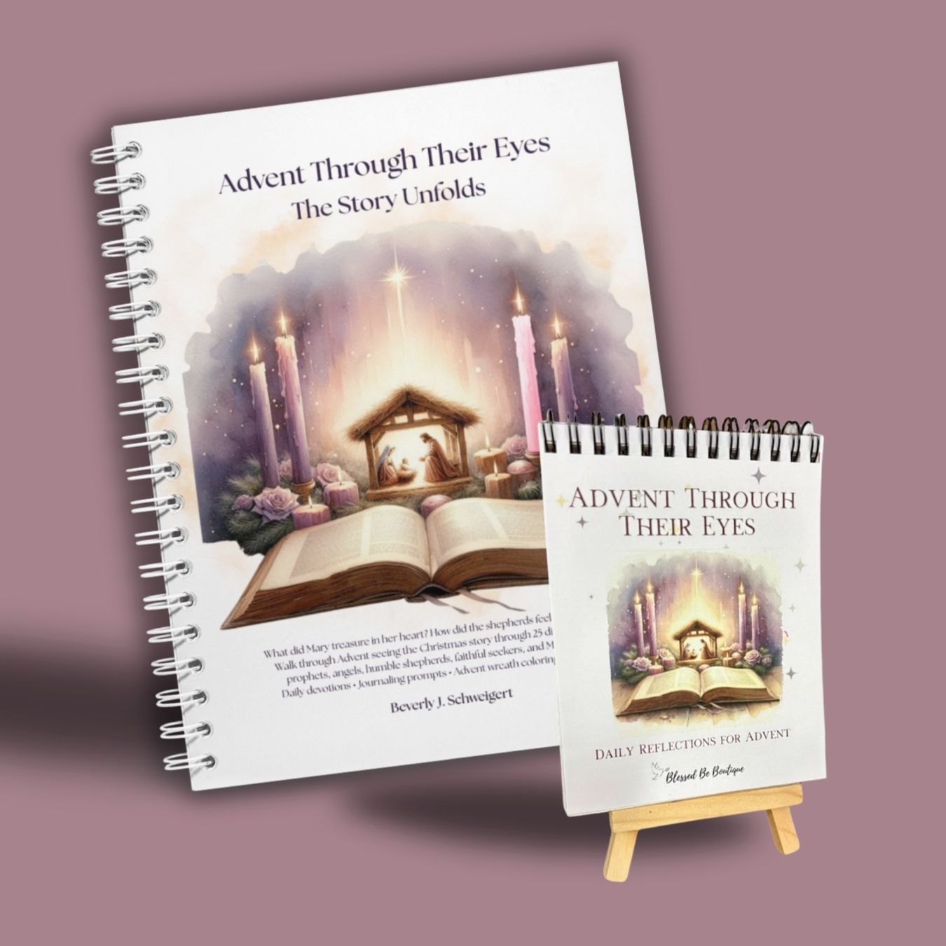 Advent Through Their Eyes Devotional and Tabletop Flip Book