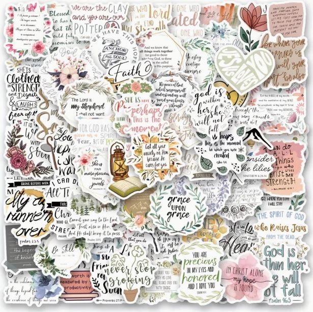 BONUS Christian Sticker Pack Set