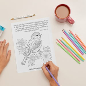 2023 Spring Coloring Pages Printed
