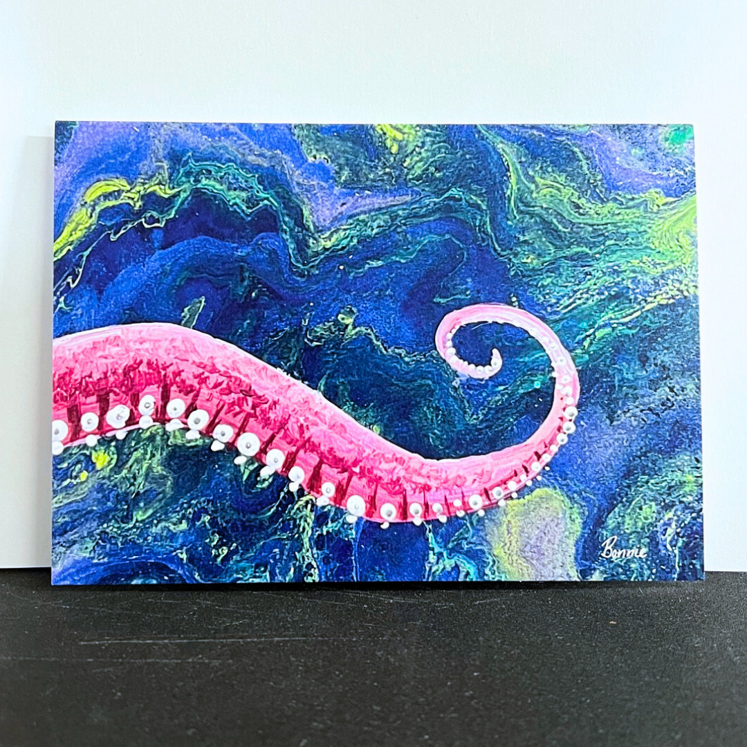 Original Artwork Gift Sets (Greeting Card, Postcard, & Sticker) - 7 Design Choices - Mind's Eye