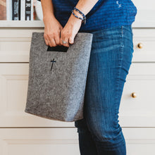 Load image into Gallery viewer, Faithful Felt Tote Bag Collection