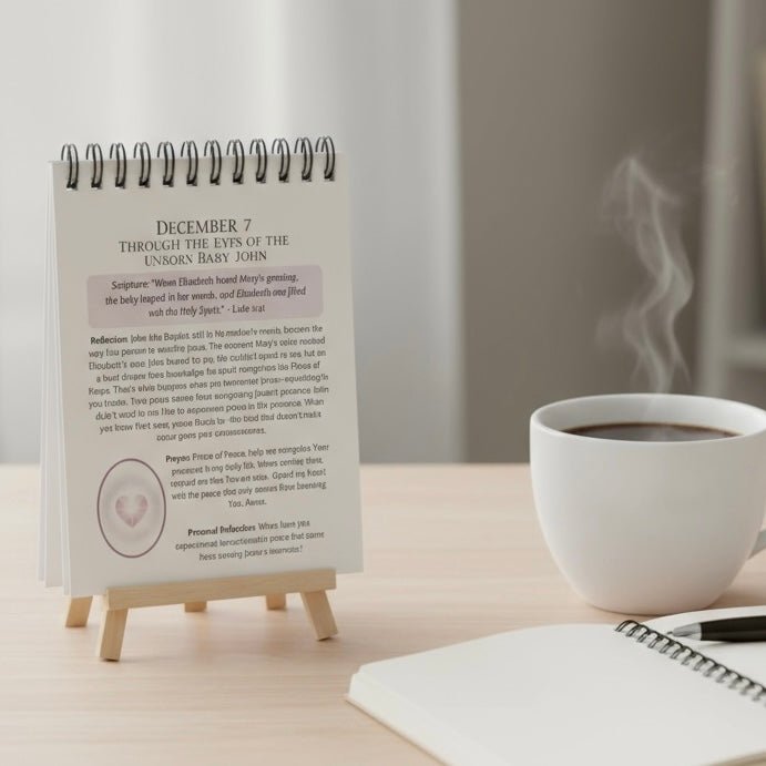 Advent Through Their Eyes Devotional and Tabletop Flip Book - Blessed Be Boutique