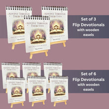 Load image into Gallery viewer, Advent Through Their Eyes Devotional and Tabletop Flip Book - Blessed Be Boutique