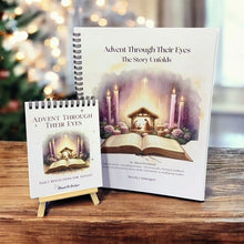 Load image into Gallery viewer, Advent Through Their Eyes Devotional and Tabletop Flip Book - Blessed Be Boutique
