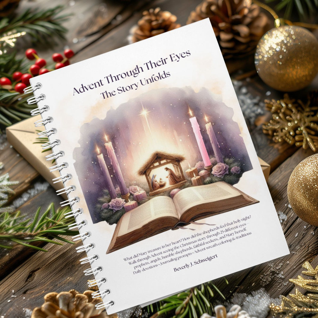 Advent Through Their Eyes Devotional and Tabletop Flip Book - Blessed Be Boutique