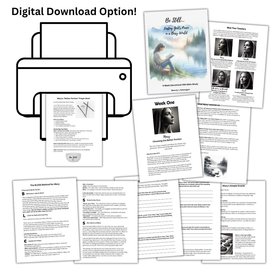 Be Still: Find God's Peace in a Busy World - Women's VBS Devotional - Blessed Be Boutique