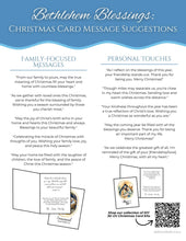 Load image into Gallery viewer, Bethlehem Blessings: Christmas Card Message Suggestions - Blessed Be Boutique