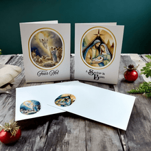 Load image into Gallery viewer, Bethlehem Blessings DIY 3D UV Christmas Card Kit - Blessed Be Boutique