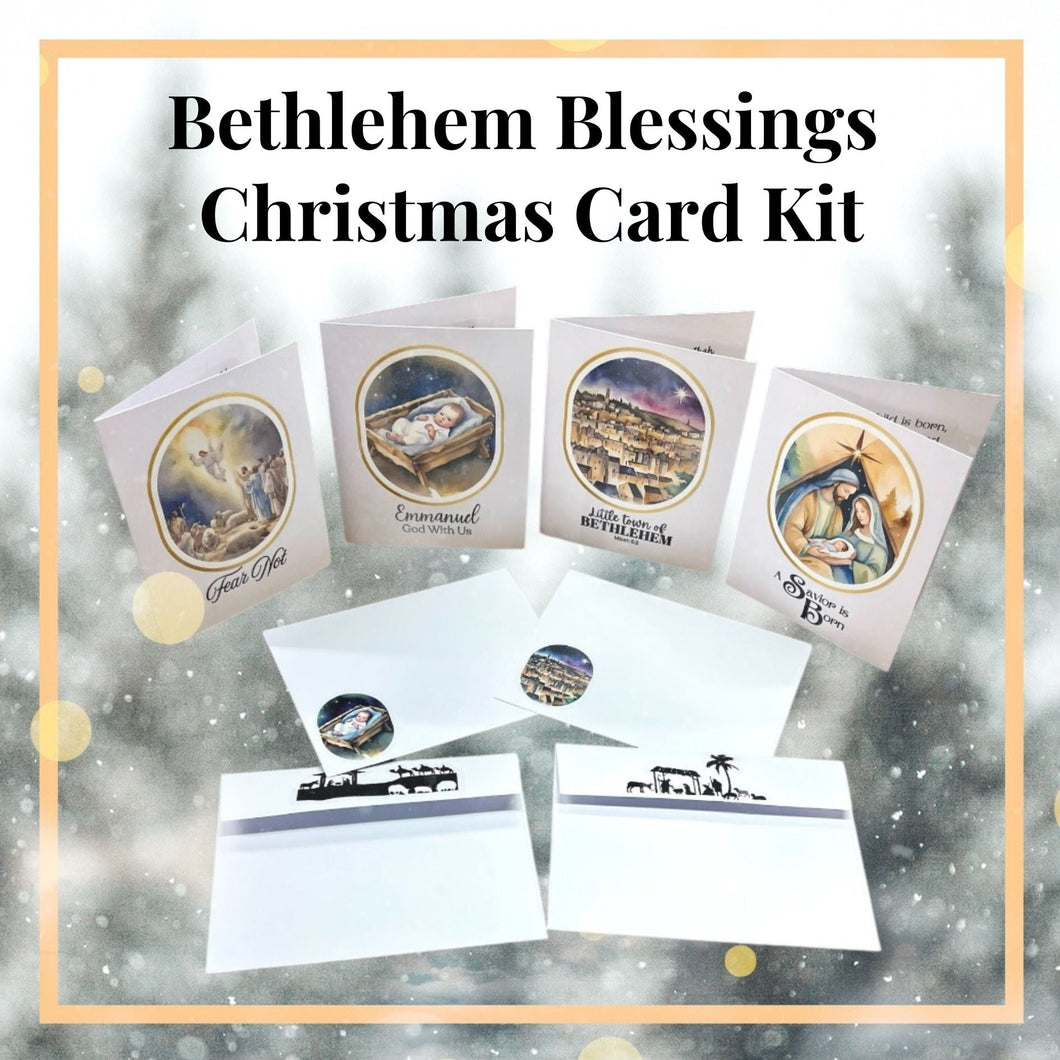 Bethlehem Blessings DIY 3D UV Christmas Card Kit - Blessed Be Boutique