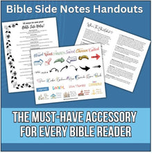 Load image into Gallery viewer, Bible Side Notes Handouts - Blessed Be Boutique