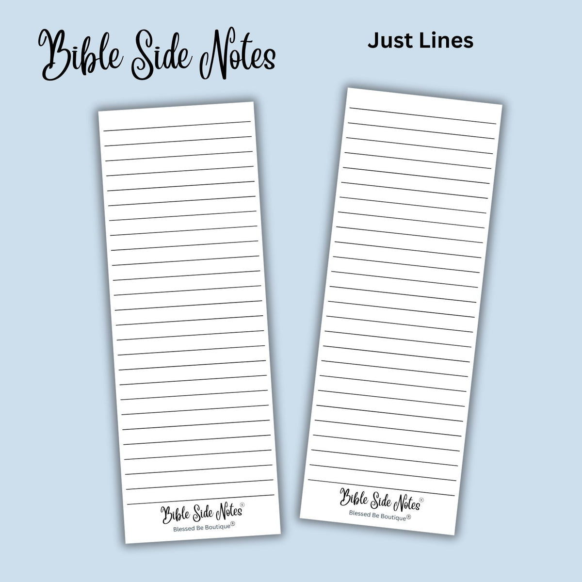 Side Note Samples Bible Side Notes®! Printed by Post-It® Brand – Blessed Be Boutique