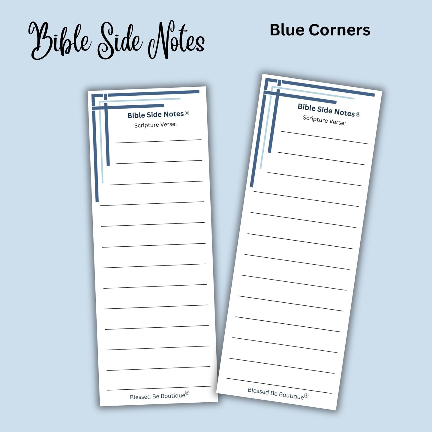 Blessed Boutique Scripture Writing.pdf Bible Side Notes®! Printed by Post-It® Brand – Blessed Be Boutique