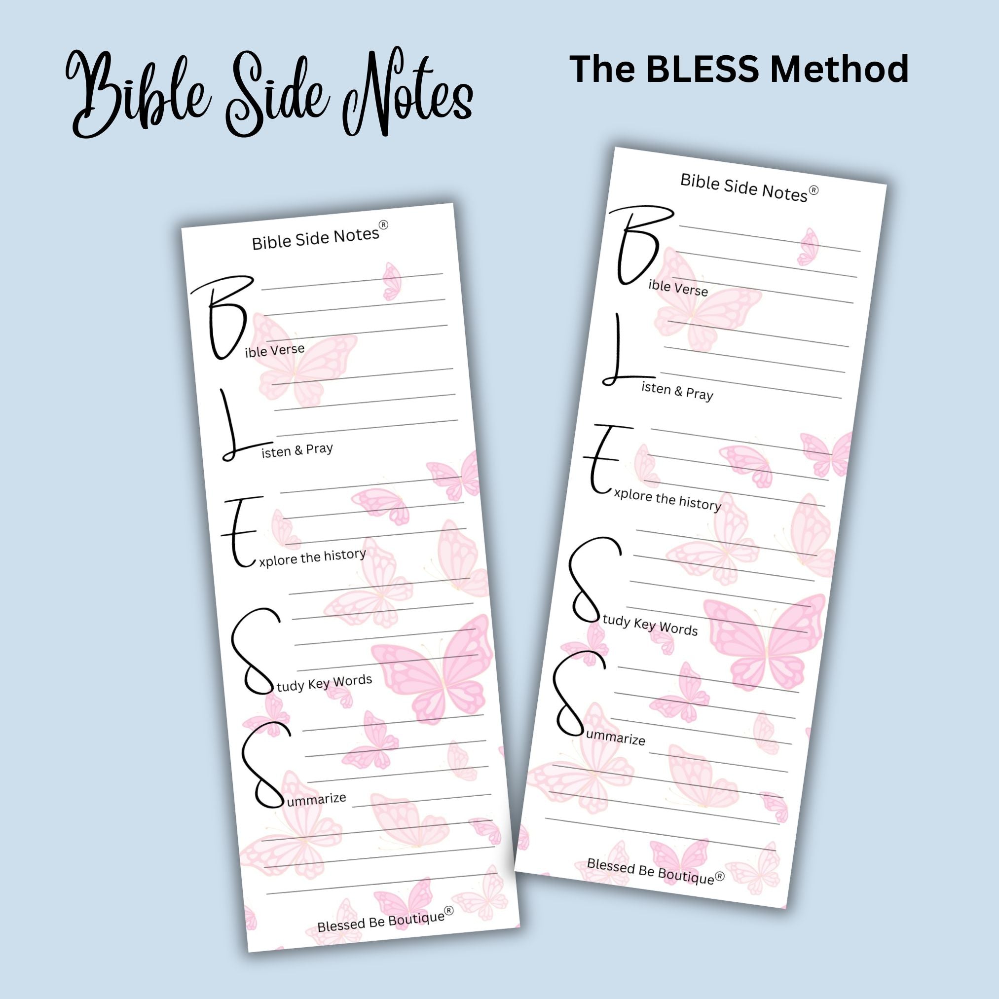 Bible Side Notes®! Printed by Post - It® Brand - Blessed Be Boutique