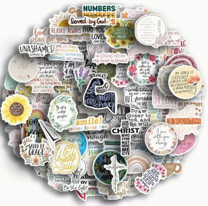BONUS Christian Sticker Pack Set - Blessed Be Boutique