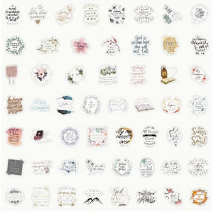 BONUS Christian Sticker Pack Set - Blessed Be Boutique