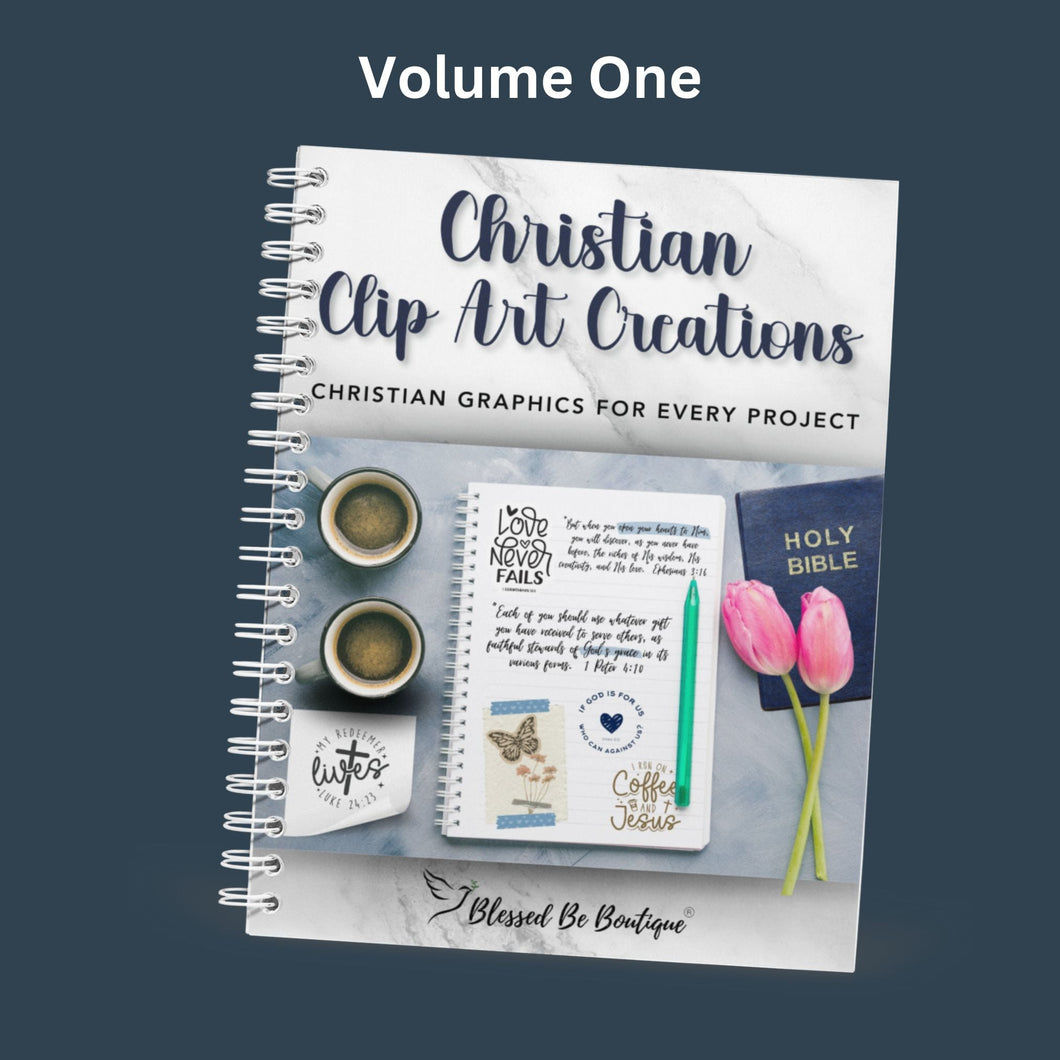 Christian Clip Art Creations Journals - Blessed Be Boutique