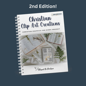 Christian Clip Art Creations Journals - Blessed Be Boutique