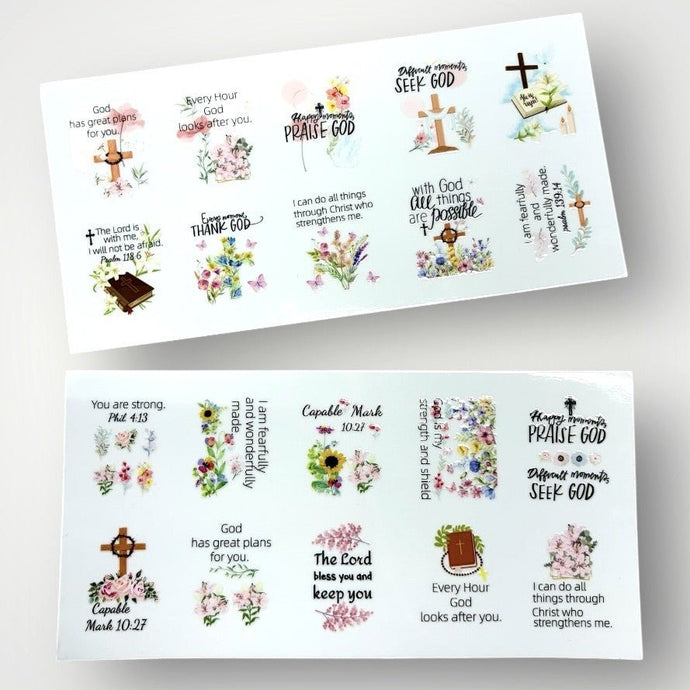 Christian Transfer Stickers - Blessed Be Boutique