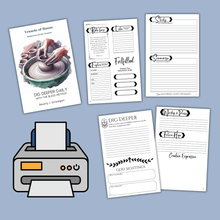 Load image into Gallery viewer, Dig Deeper Daily Past Edition Journals - Blessed Be Boutique