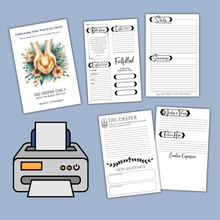 Load image into Gallery viewer, Dig Deeper Daily Past Edition Journals - Blessed Be Boutique