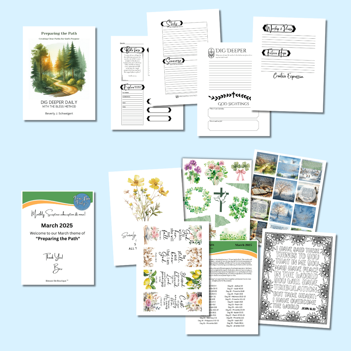 Draw Near Daily and Dig Deeper Daily Combined Subscription - Blessed Be Boutique