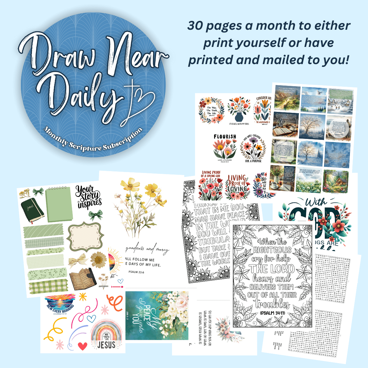 Draw Near Daily and Dig Deeper Daily Combined Subscription - Blessed Be Boutique