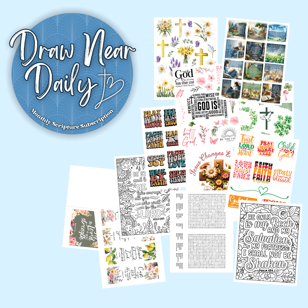 Draw Near Daily and Dig Deeper Daily Combined Subscription - Blessed Be Boutique