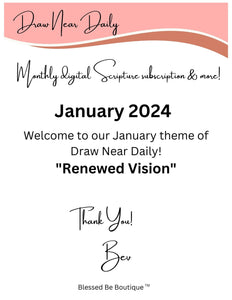 Draw Near Daily Christian Scripture Digital Download Previous Issues - Blessed Be Boutique