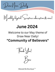 Draw Near Daily Christian Scripture Digital Download Previous Issues - Blessed Be Boutique