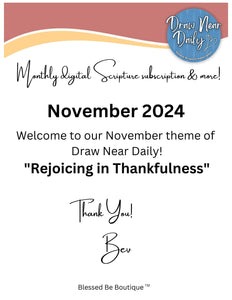 Draw Near Daily Christian Scripture Digital Download Previous Issues - Blessed Be Boutique