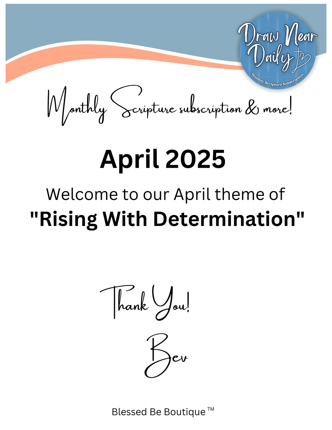 Draw Near Daily Christian Scripture Digital Download Previous Issues - Blessed Be Boutique