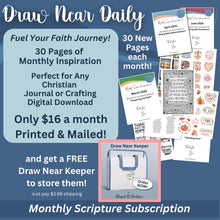 Load image into Gallery viewer, Draw Near Daily Christian Scripture Subscription Printed and Mailed - Blessed Be Boutique