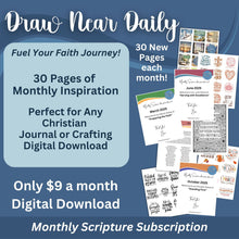 Load image into Gallery viewer, Draw Near Daily Digital Christian Scripture Subscription - Blessed Be Boutique