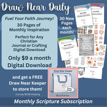 Load image into Gallery viewer, Draw Near Daily Digital Christian Scripture Subscription - Blessed Be Boutique