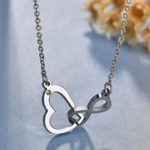 Load image into Gallery viewer, Eternal Hearts Stainless Steel Necklaces - Blessed Be Boutique