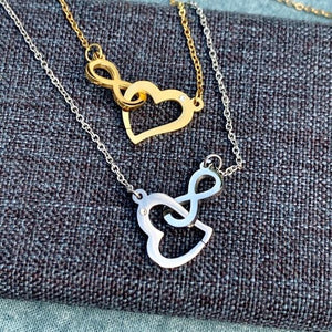 Eternal Hearts Stainless Steel Necklaces - Blessed Be Boutique