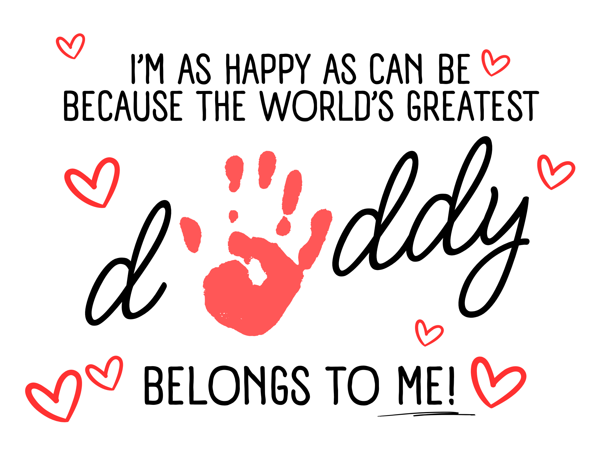 Father's Day Kid's Craft Digital Downloads - Blessed Be Boutique