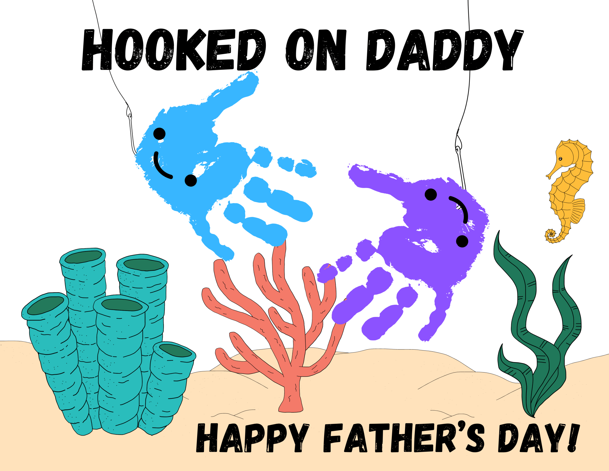 Father's Day Kid's Craft Digital Downloads - Blessed Be Boutique