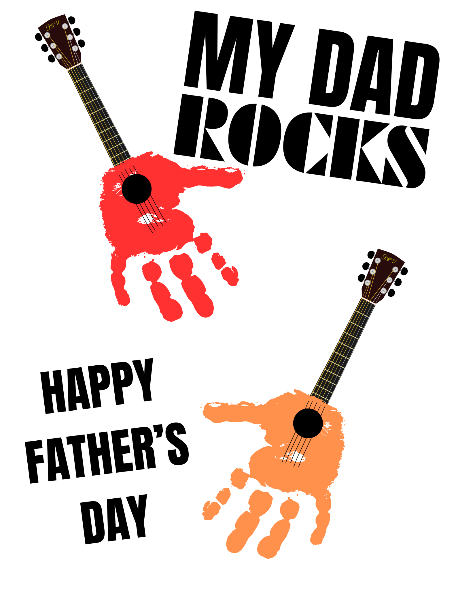 Father's Day Kid's Craft Digital Downloads - Blessed Be Boutique
