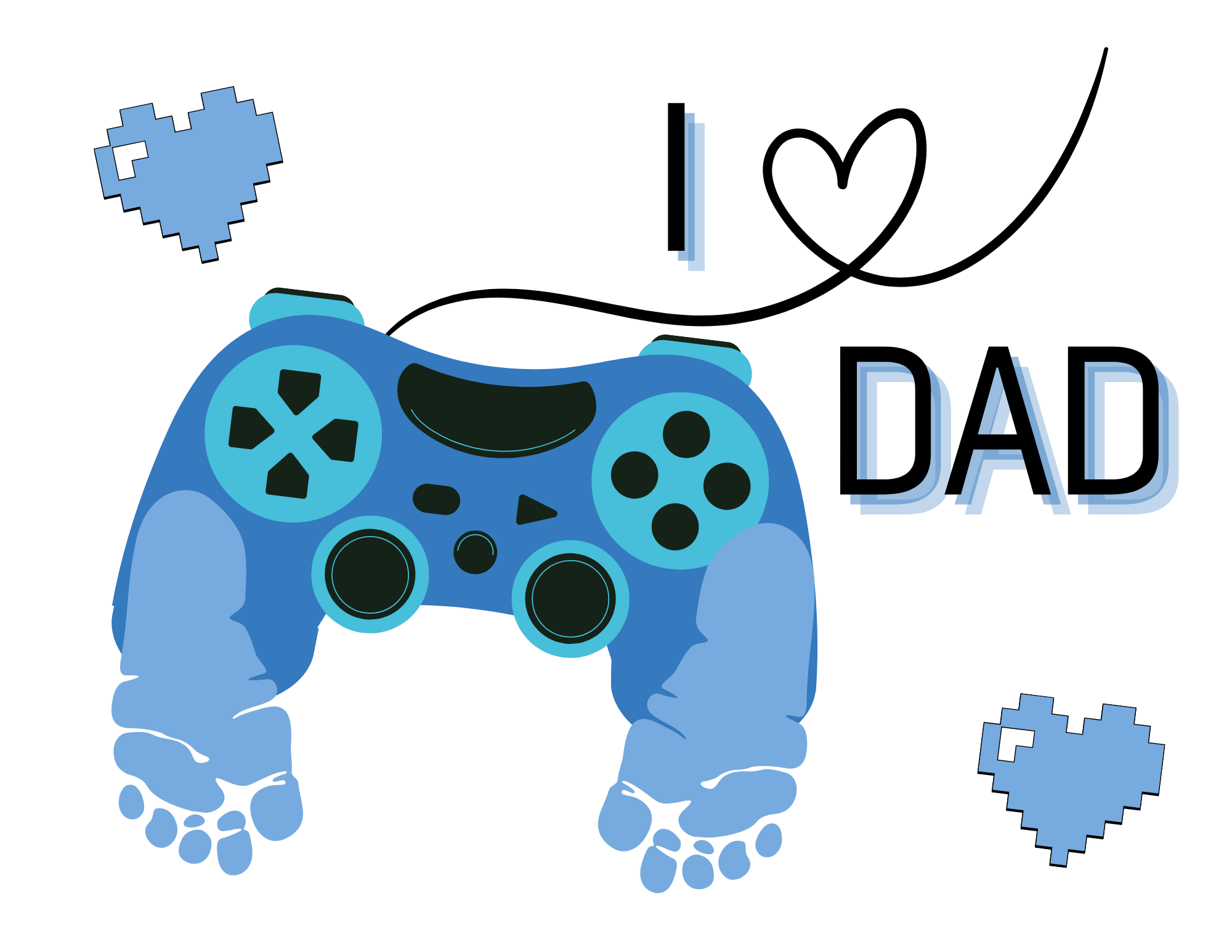 Father's Day Kid's Craft Digital Downloads - Blessed Be Boutique