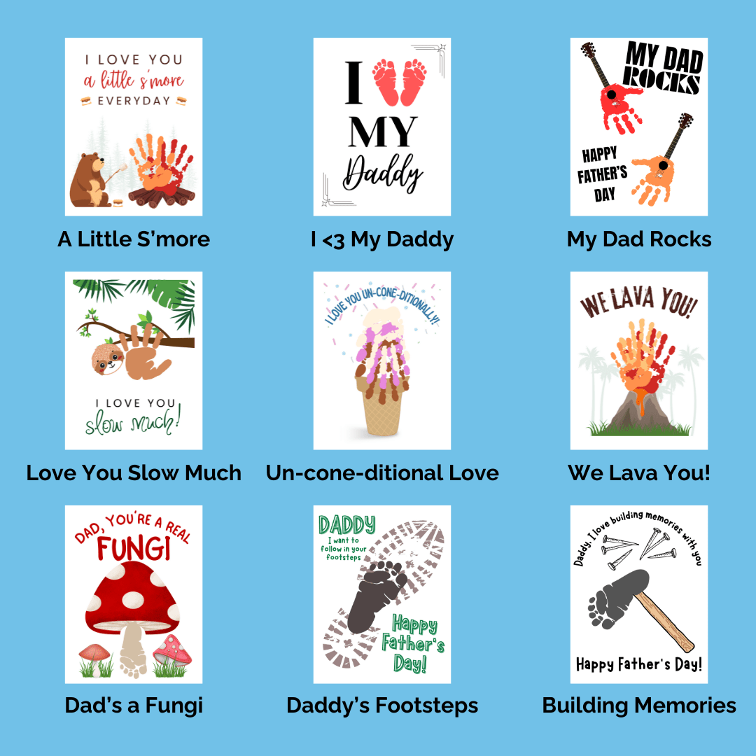 Father's Day Kid's Craft Digital Downloads - Blessed Be Boutique