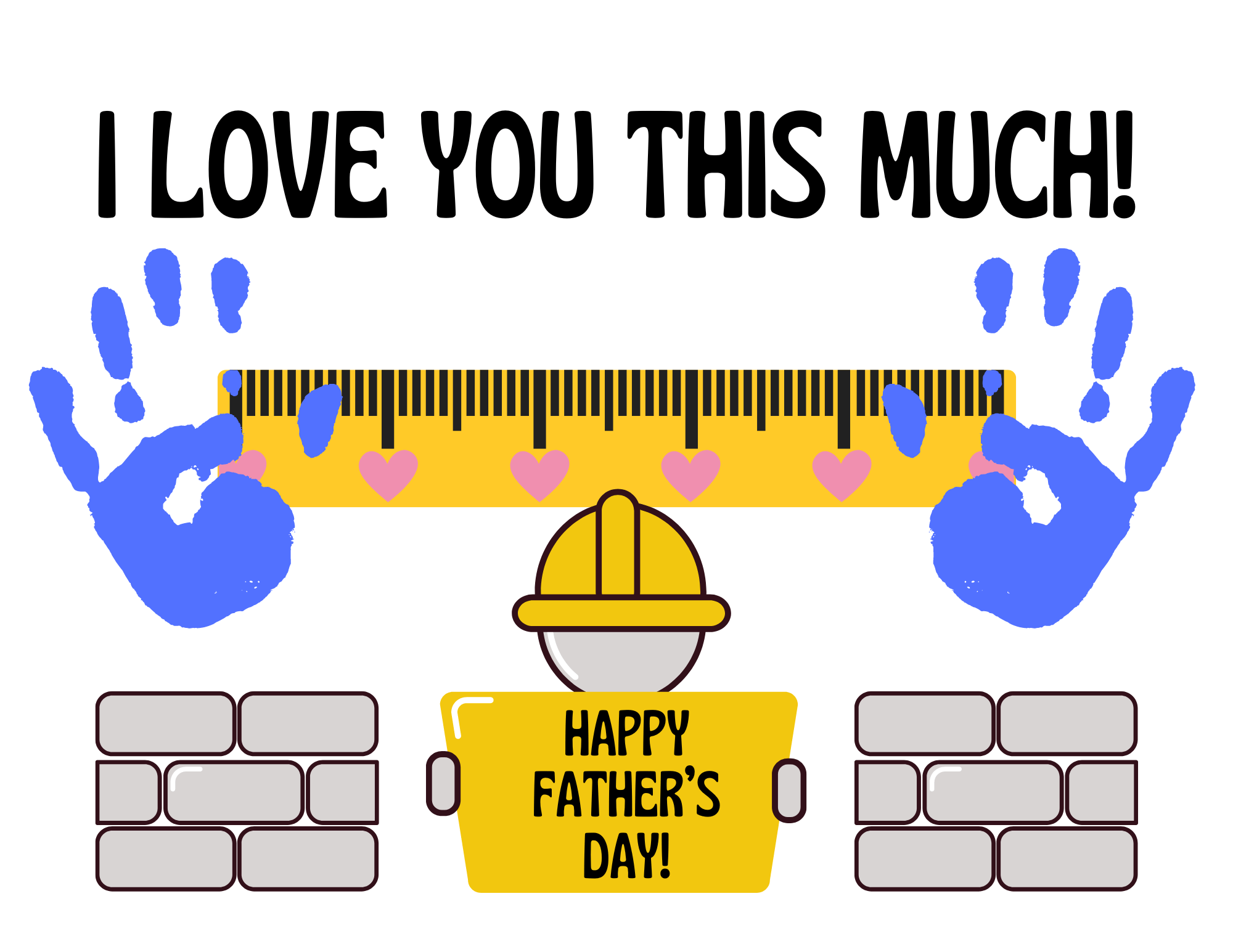 Father's Day Kid's Craft Digital Downloads - Blessed Be Boutique