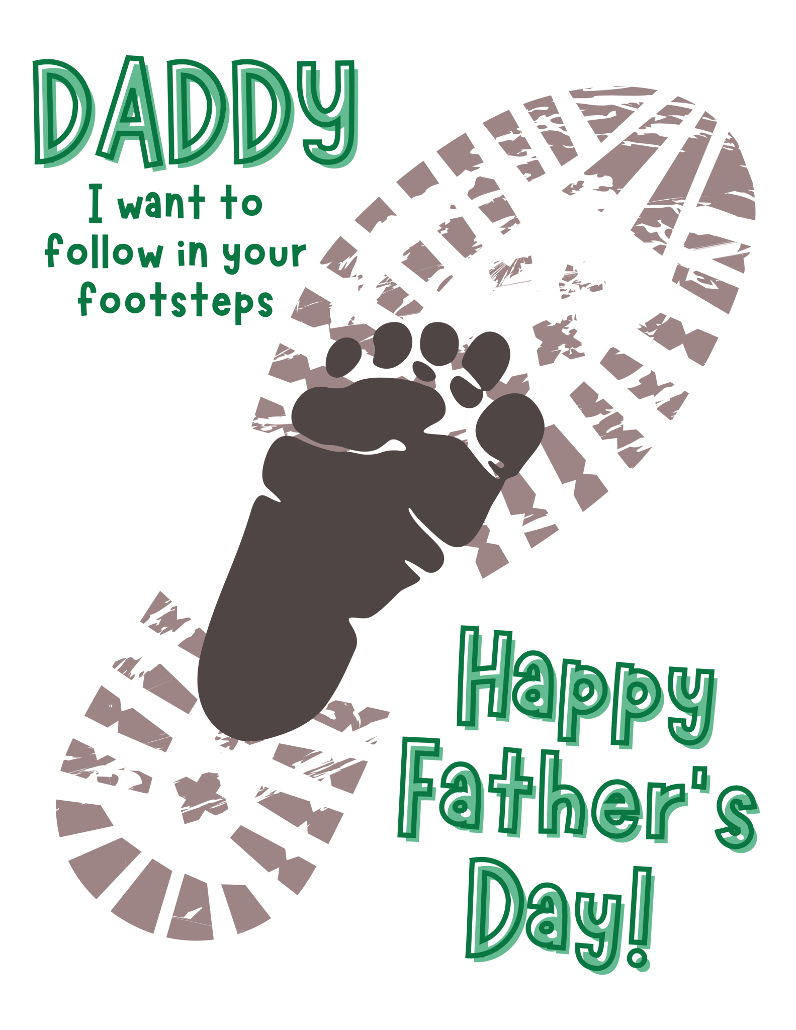Father's Day Kid's Craft Digital Downloads - Blessed Be Boutique