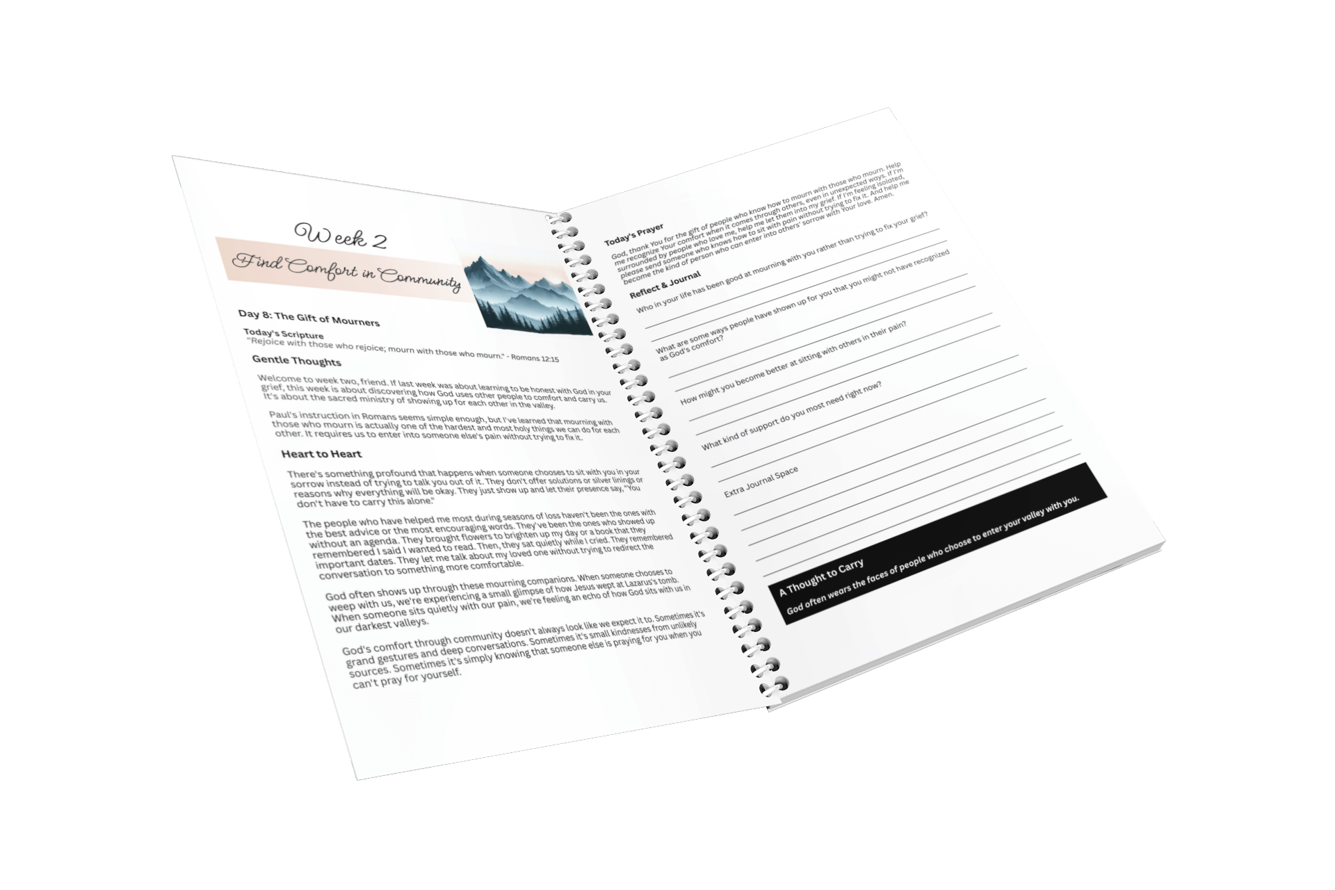 Finding Hope in the Valley: A Devotional Journey Through Grief - Blessed Be Boutique