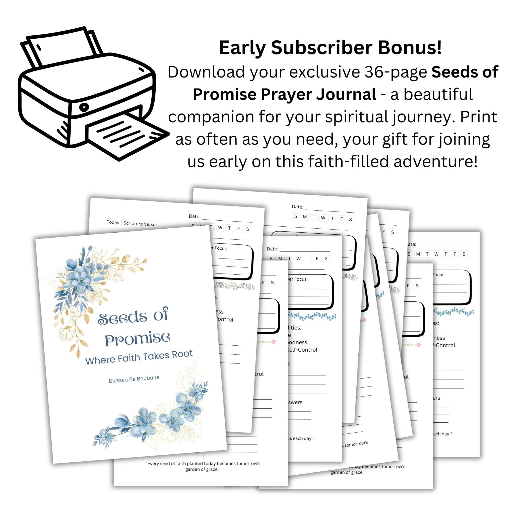 Fruits of Faith - 2025 Creative Blessings Club Monthly Subscription - Blessed Be Boutique